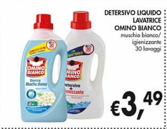 Supermercato Coal Detersivo liquido: lavatrice omino bianco offerta