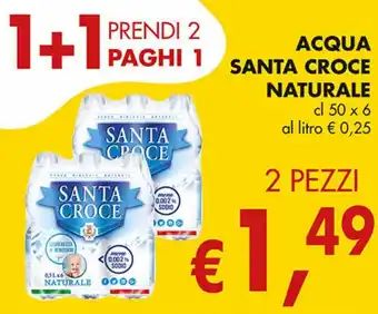 Supermercato Coal Acqua santa croce naturale offerta