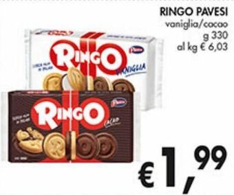 Supermercato Coal Ringo pavesi offerta