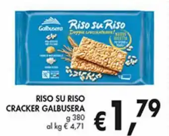 Coal City Riso su riso cracker galbusera offerta