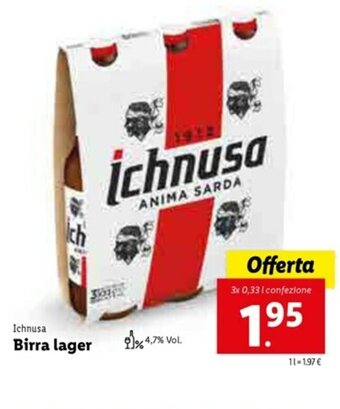 Lidl Birra Lager offerta