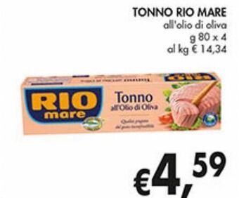 Supermercato Coal Tonno rio mare offerta