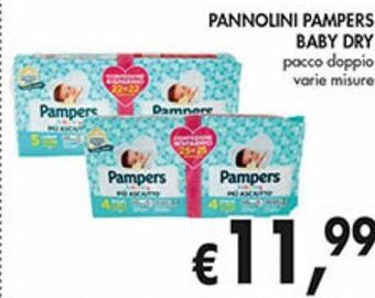 Supermercato Coal Pannolini pampers baby dry offerta