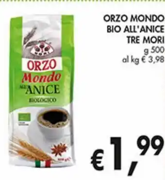 Supermercato Coal Orzo mondo bio all'anice tre mori offerta