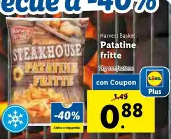 Lidl Patatine fritte 1kg offerta