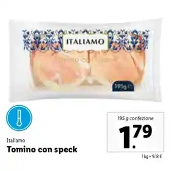 Lidl Tomino con speck 195g offerta