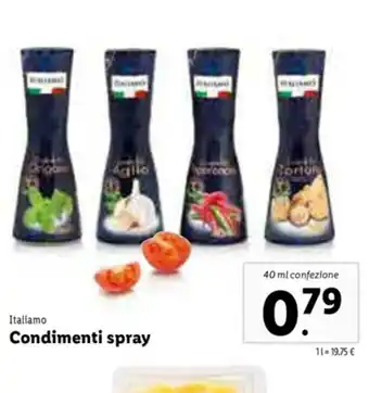 Lidl Condimenti spray 40ml offerta