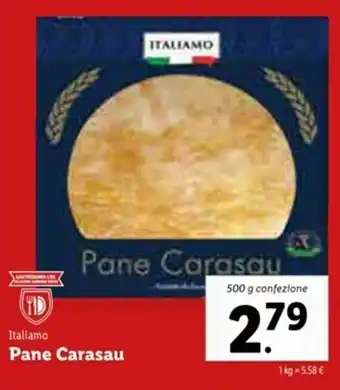 Lidl Pane Carasau 500g offerta