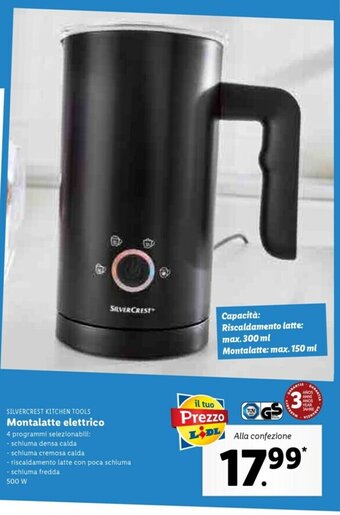Lidl Montalatte elettrico offerta