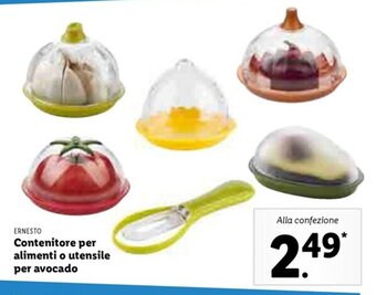 Lidl Contenitore per alimenti o utensile per avocado offerta