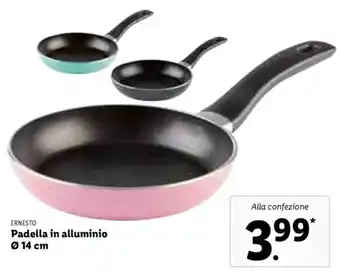 Lidl Padella in alluminio 14cm offerta