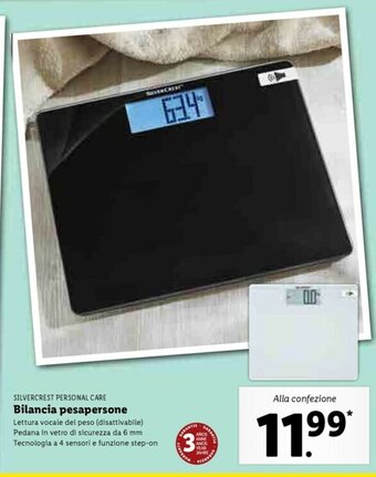 Lidl Bilancia pesapersone offerta