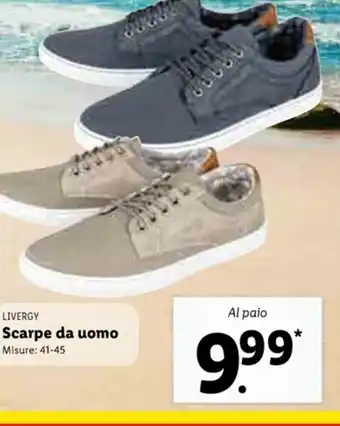 Lidl Scarpe da uomo 41-45 offerta