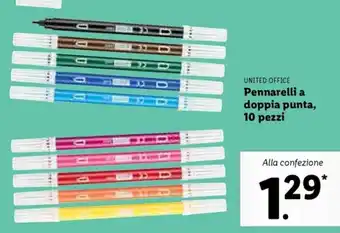 Lidl Pennarelli a doppia punta, 10 pezzi offerta