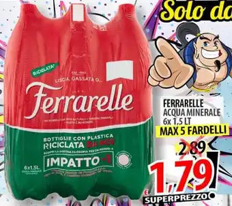 Il Genio Supermercato Ferrarelle Acqua Minerale 6x1,5 lt offerta