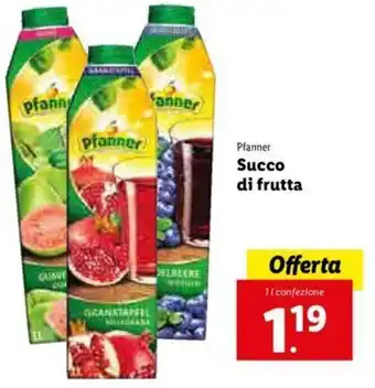 Lidl Succo di frutta 1L offerta