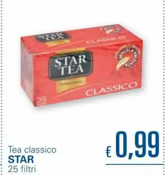 Unes Star Tea classico 25 filtri offerta