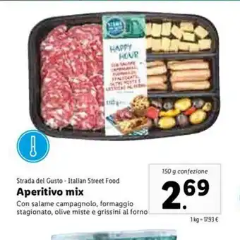 Lidl Aperitivo mix 150g offerta