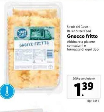 Lidl Gnocco fritto 200g offerta