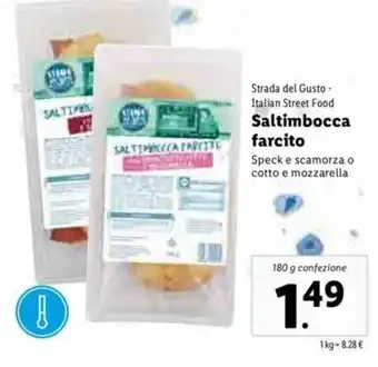 Lidl Saltimbocca farcito 180g offerta