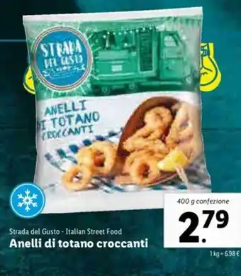 Lidl Anelli di totano croccanti 400g offerta
