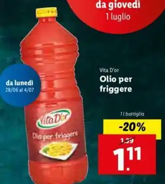 Olio per friggere 1L