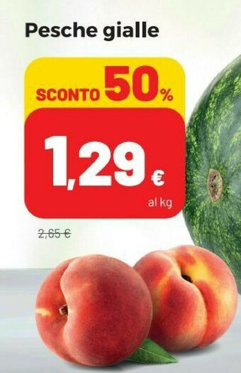 Coop Pesche Gialle offerta
