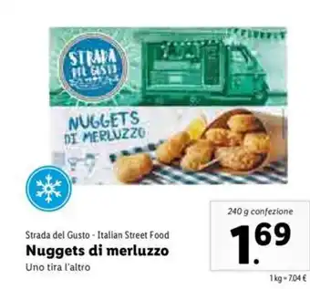Lidl Nuggets di merluzzo 240g offerta