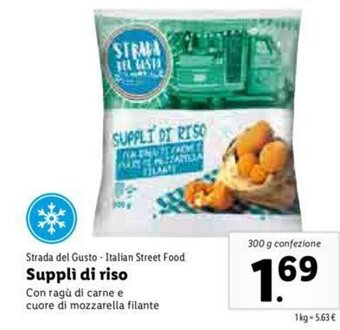 Lidl Suppli di riso 300g offerta