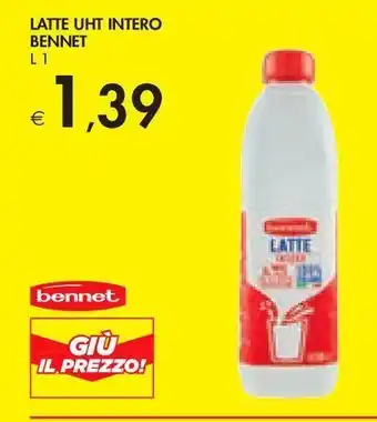 Bennet Latte uht intero bennet offerta