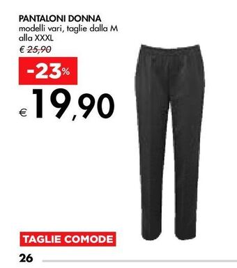 Bennet Pantaloni donna offerta