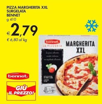 Bennet Pizza margherita xxl surgelata bennet offerta
