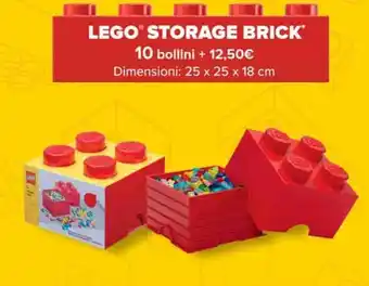 Carrefour Iper Lego storage brick offerta