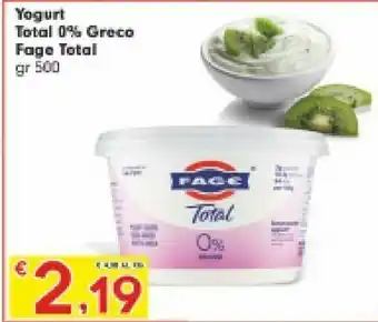 Despar Fage Yogurt Total 0% Greco 500 G offerta
