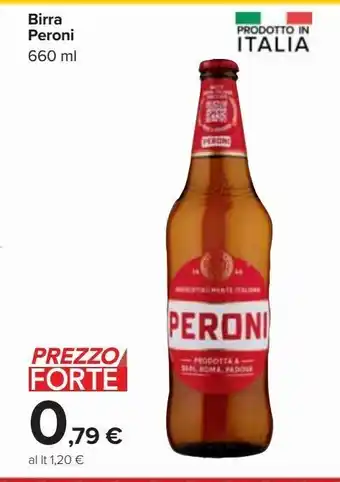 Carrefour Iper Birra peroni 660ml offerta