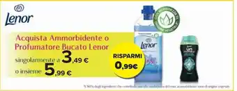 Carrefour Iper Acquista ammorbidente o profumatore bucato lenor - singolarmente offerta