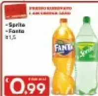 Despar Coca Cola Coca-Cola - Fanta Aranciata 1500 G(ml) offerta
