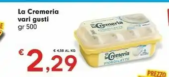 Despar Motta La Cremeria Fiordilatte Gusto Nocciola 500 G(ml) offerta