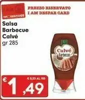 Despar Calvè Salsa Barbecue offerta