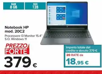 Carrefour Iper Notebook hp mod. 20c2 offerta