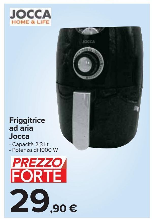 Carrefour Iper Friggitrice a aria jocca offerta