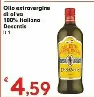 Despar Desantis Olio Extra Vergine Di Oliva 100% Italiano offerta
