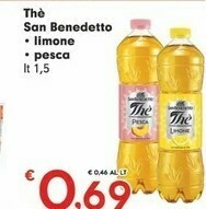 Despar San Benedetto Thè Al Limone 1500 G(ml) offerta