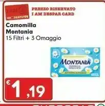 Despar Montania Camomilla Setacciata offerta