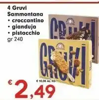 Despar Sammontana 4 Gruvi Croccantino offerta