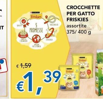Crocchette per gatto friskies