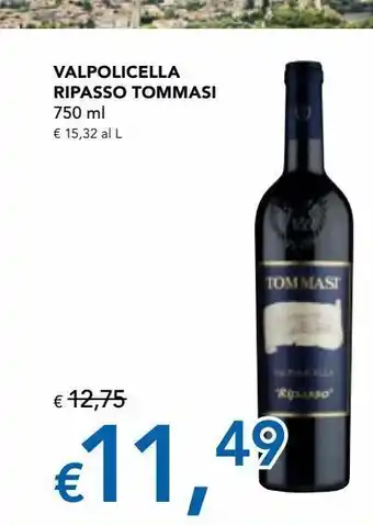 Valpadana ripasso tommasi 750ml