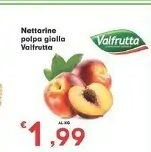 Despar Valfrutta Nettarine Polpa Gialla offerta