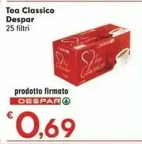 Despar Despar Tea Classico offerta
