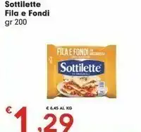 Despar Mondelez Sottilette Fila E Fondi offerta